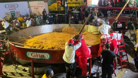 Hilda Baci’s Guinness World Record Attempt for Largest Jollof Rice Ends in Pot Collapse